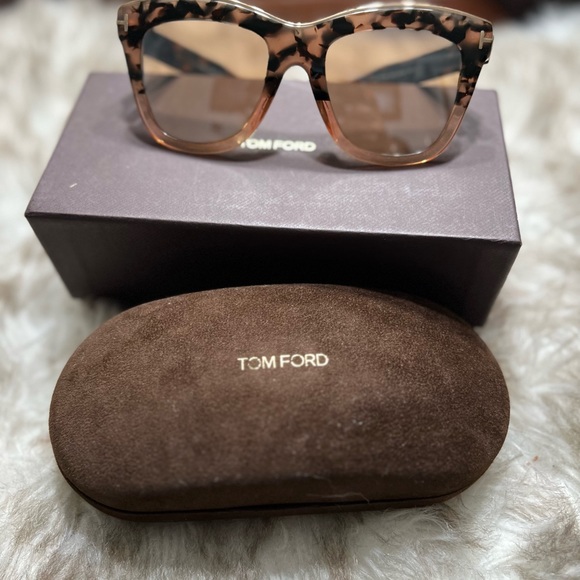 TOM FORD FT0685 JULIE SUNGLASSES - Havana fade to pink - Picture 6 of 6